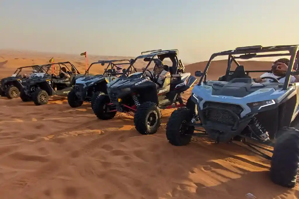 Early Bird Dune Buggy Tour Couple - desert tour Dubai